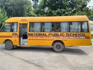 P.N National Public School Bus